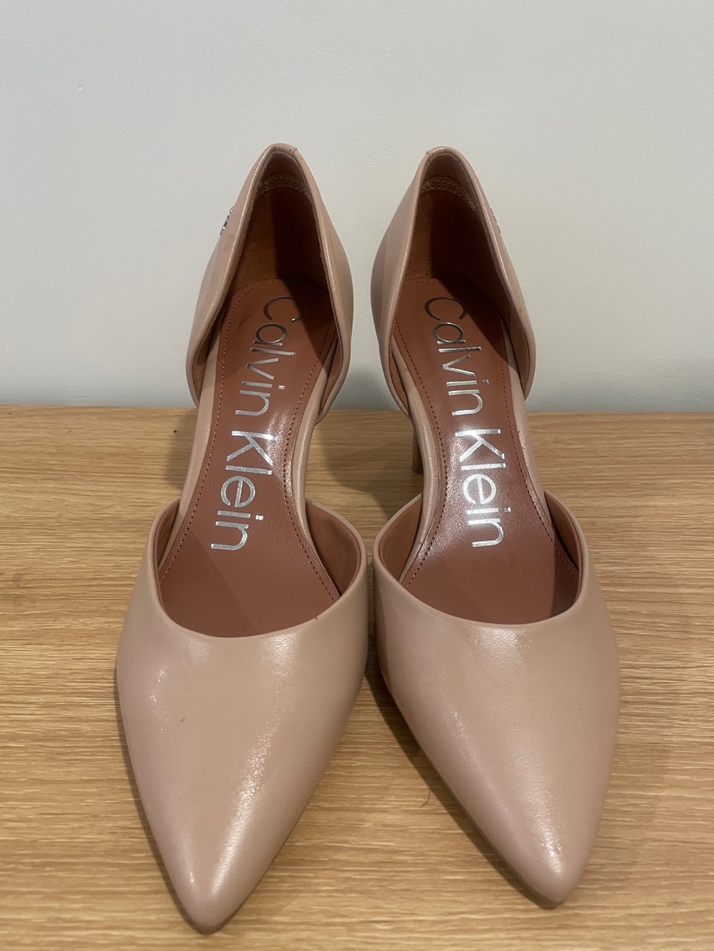 Calvin Klein Blush Pointed Toe D'Orsay Pumps